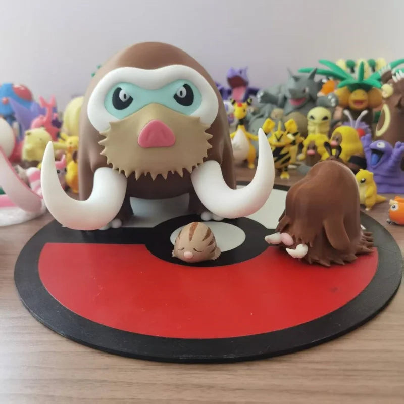 Anime Mamoswine Piloswine Swinub Action Figure Proportion World 1:20 Diy 3D Printing Cartoon Character Desktop Statue Gift Toy Anime Mamoswine Piloswine Swinub Action Figure Proportion World 1:20 Diy 3D Printing Cartoon Character Desktop Statue Gift Toy
